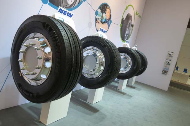 Michelin mantiene la mejora continua en sus neumáticos para vehículos pesados.